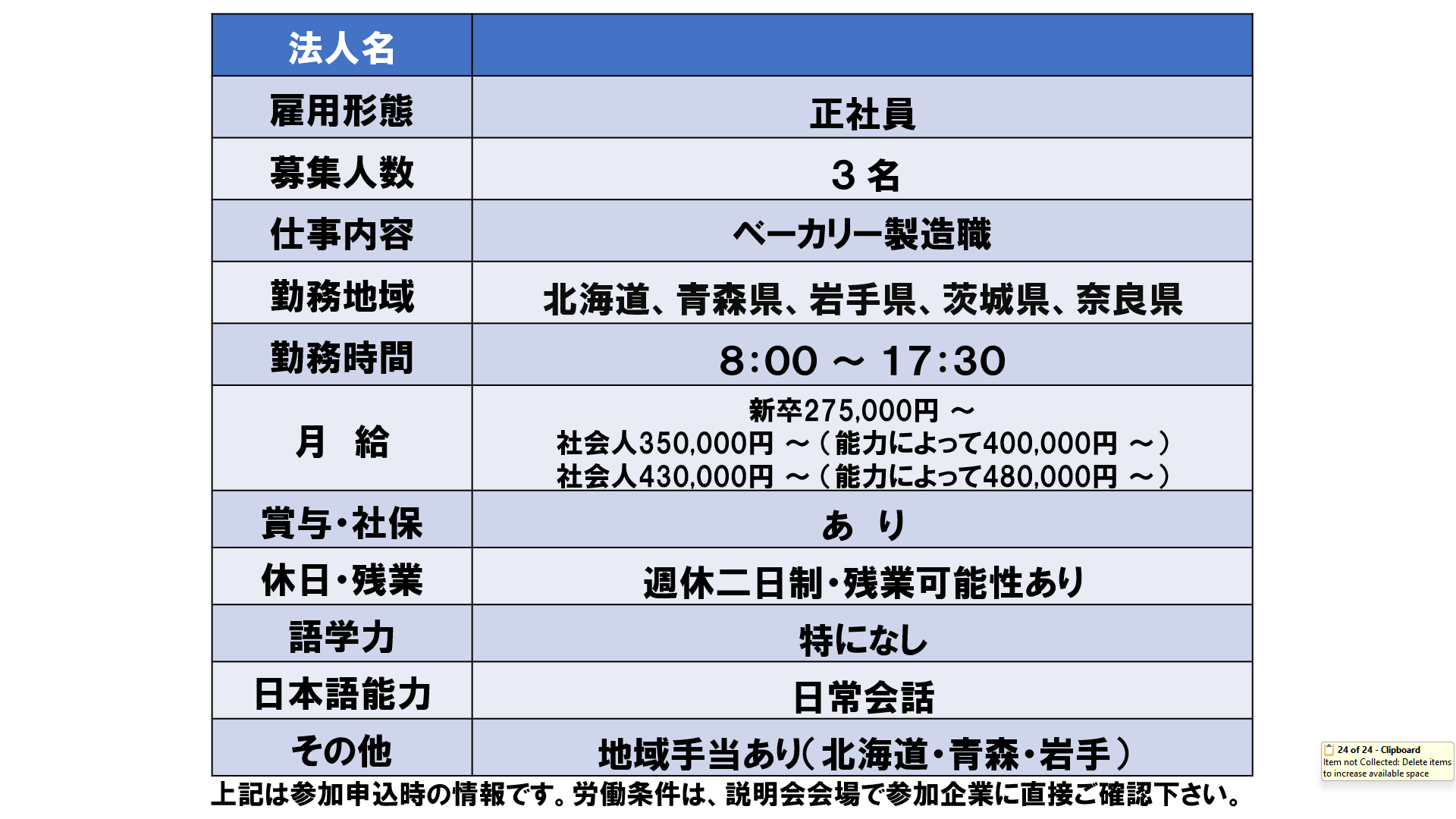 仕事、バイト、正社員
